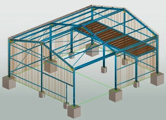 Những kiểu khung thông dụng trong nhà thép tiền chế